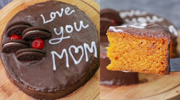 Recipe 3 Ingredients Mothers Day Cake | Eggless & Without Oven | Yummy