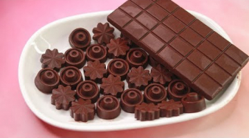 Recipe 4 ingredients Homemade Chocolate Recipe | How To Make Chocolate At Home | Yummy