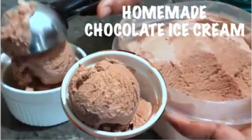 Recipe 4 Ingredients Instant Chocolate Ice Cream | The best ever easiest Kid friendly ice cream recipe