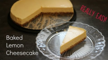 Recipe Baked Lemon Cheesecake
