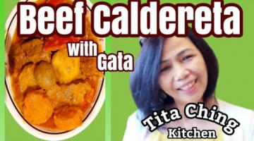 Recipe How to cook Beef Caldereta with Coconut Milk