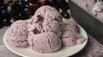 Recipe Black Current Ice Cream Recipe | Homemade Black Grapes Ice Cream Recipe | Yummy