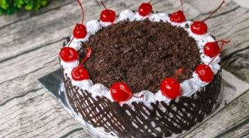 Recipe Black Forest Cake Without Oven | Birthday Cake Recipe | Chocolate Lace Cake