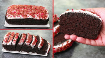 Recipe Black Forest Pound Cake | Eggless & Without Oven | Black Forest Tea Time Cake | Yummy