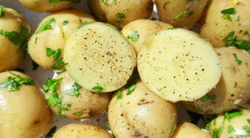 Recipe Boiled POTATOES in 15 minutes | BITE-SIZE Root Vegetable |  DIY DEMONSTRATION