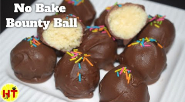 Recipe Bounty Balls For Kids | No Bake Bounty Balls With  3 Ingredients | Chocolate Coconut Balls