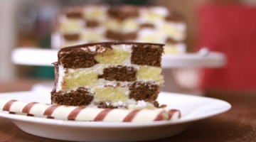 Recipe CHECKERBOARD CAKE || CHESSBOARD CAKE || EASY CHECKERBOARD CAKE RECIPE