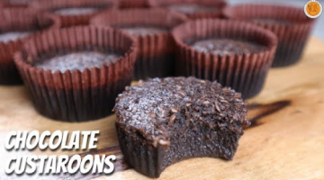 Recipe CHOCOLATE CUSTAROONS // LECHEROONS | How To Make Chocolate Custard Macaroons 