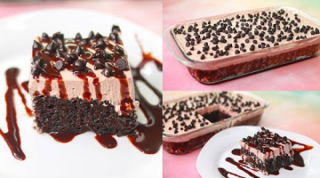 Recipe Chocolate Poke Cake | Eggless & Without Oven | Yummy