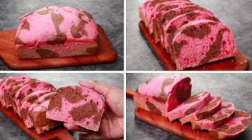 Recipe Chocolate Strawberry Ice Cream Cake | Eggless & Without Oven | Marble Ice Cream Cake Recipe | Yummy