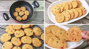Recipe Cookies In Kadai | Tutti Frutti Biscuits | Eggless & Without Oven | Yummy