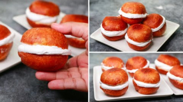 Recipe Cream Bun Recipe | Fried Cream Bun | Eggless & Without Oven | Yummy