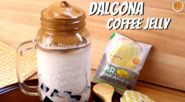 Recipe DALGONA COFFEE | HOW TO MAKE TRENDING DALGONA COFFEE WITH COFFEE JELLY