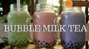 Recipe DIY MILK TEA! | How to Make Bubble Milk Tea at Home