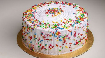 Recipe Funfetti Cake | Funfetti Birthday Cake | Vanilla Funfetti Cake | Yummy Tasty Cake Recipe