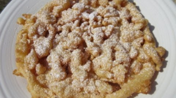 Recipe FUNNEL CAKE - How to make FUNNEL CAKES Demonstration