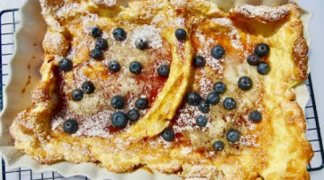 Recipe GERMAN Pancakes | W/ Homemade Syrup | Easy DIY Demonstration