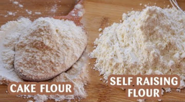 Recipe Homemade Cake Flour | Self Raising Flour Recipe | How To Make Cake Flour & Self Rising Flour At Home
