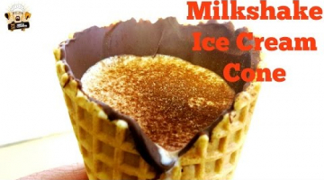 Recipe HOW TO MAKE A CHOCOLATE ICE CREAM CONE MILKSHAKE DIY EASY RECIPES FOR KIDS TO MAKE AT HOME