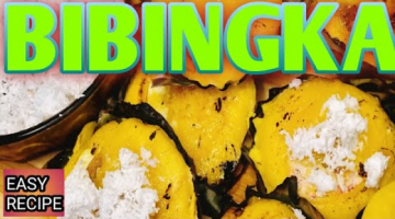 Recipe How to make BIBINGKA /FILIPINO COCONUT RICE CAKE