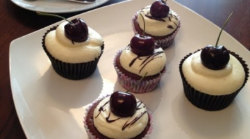 Recipe How to make: Chocolate & Cherry Muffins