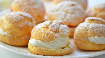 Recipe How to make cream puffs - easy cream puffs recipe