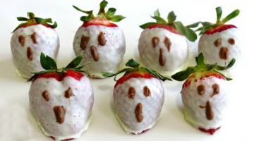 Recipe HOW TO MAKE GHOSTLY HALLOWEEN STRAWBERRIES