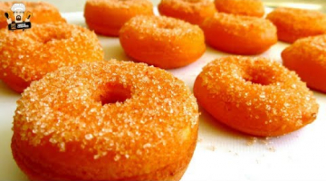 Recipe HOW TO MAKE HOMEMADE ORANGE DONUTS - SIMPLECOOKINGCHANNEL