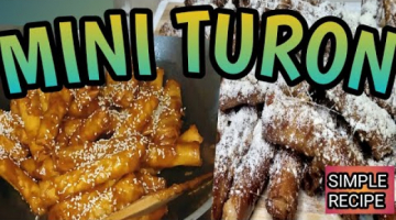 Recipe HOW TO MAKE TURON? Mini Turon/ Caramelized Banana Fritters