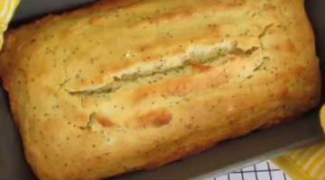 Recipe LEMON POPPY SEED BREAD - How to make Basic Quick Bread demonstration