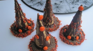 Recipe MAGICAL HALLOWEEN WITCH HATS - How to make HALLOWEEN TREATS, SNACKS & PARTY FOOD