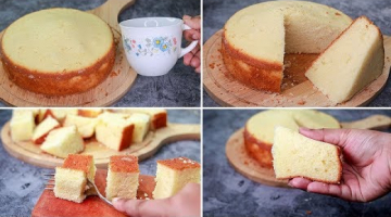 Recipe Make Cake With Tea Cup | Vanilla Sponge Cake Recipe Without Oven | Yummy