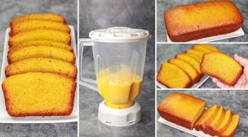 Recipe Mango Cake in Blender | Sponge Mango Cake Recipe Without Oven | Yummy
