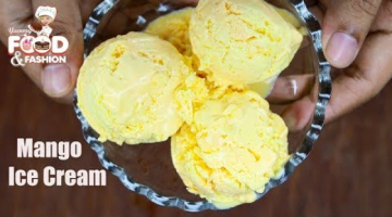 Recipe Mango Ice Cream Recipe(Only 4 Ingredients!) | No eggs No Ice Cream Machines | Eggless Icecream