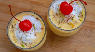 Recipe Mango Mastani Recipe | Mango Milkshake With Ice Cream Recipe | Mango Dessert Recipe