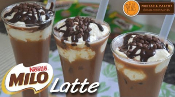 Recipe Milo Latte | How to Make Mocha Latte using Milo!