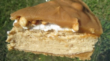 Recipe "MONSTROUS" SWEET & SALTY PEANUT BUTTER CHEESECAKE - How to make CHEESECAKE Recipe