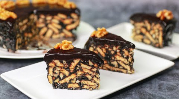 Recipe No Bake Chocolate Biscuit Cake | Yummy