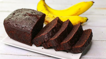 Recipe No Sugar No Oil Chocolate Banana Bread | Eggless & Without Oven | Yummy