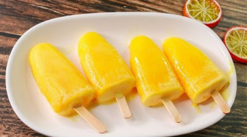 Recipe Orange Popsicle | Orange Lolly Ice Cream | Orange Ice Cream | Yummy
