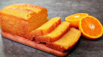 Recipe Orange Pound Cake | Tea Time Orange Cake Eggless & Without Oven | Yummy