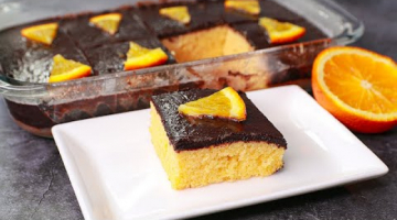 Recipe Orange Slice Cake With Chocolate Ganache | Orange Cake Recipe Without Oven | Yummy
