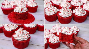 Recipe Red Velvet Cup Cake | Eggless & Without Oven | Yummy