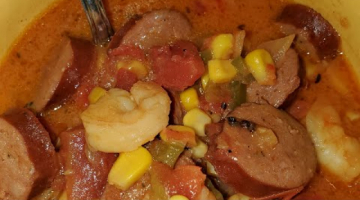 Recipe Sausage and Shrimp Soup - So good & Easy!!