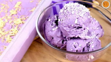 Recipe UBE-CHEESE ICE CREAM | 5-Ingredient Homemade Ice Cream 