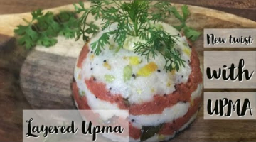 Recipe Upma | Layered Upma | Upma recipe | Easy Upma Recipe For Breakfast