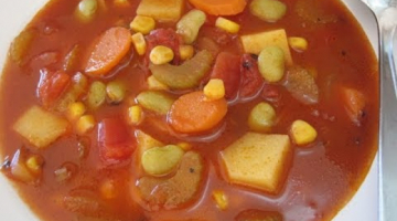 Recipe VEGETABLE SOUP - How to make simple Basic VEGETABLE SOUP Recipe