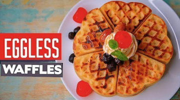 Recipe Waffle Without Waffle Machine | Waffle Recipe | Eggless Waffles | Without Oven Waffles