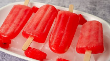 Recipe Watermelon Lolly Ice Cream | Watermelon Popsicle | Watermelon Ice Cream Recipe | Yummy