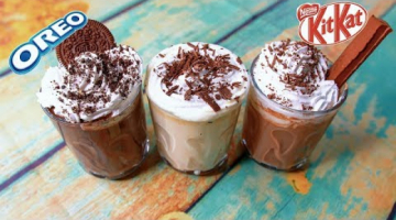 3 Hot Chocolate Recipe | Oreo Hot Chocolate | KitKat Hot Chocolate | White Hot Chocolate